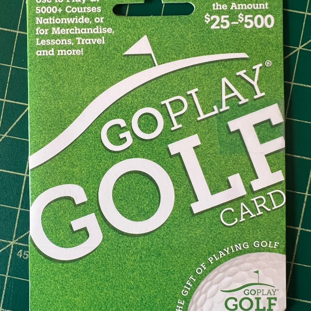 Go Play Golf Gift Card
